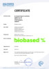 Zertifikat biobased DIC-00008_en 2K DC Lack Durapid