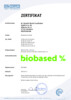 Zertifikat biobased DIC-00008_de 2K DC Lack Durapid